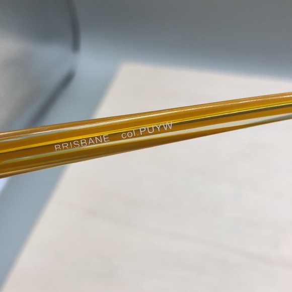 Etnia Barcelona BRISBANE Glasses FRAMES ONLY  Rectangle PLUM YELLOW 53-16-140 main image 6